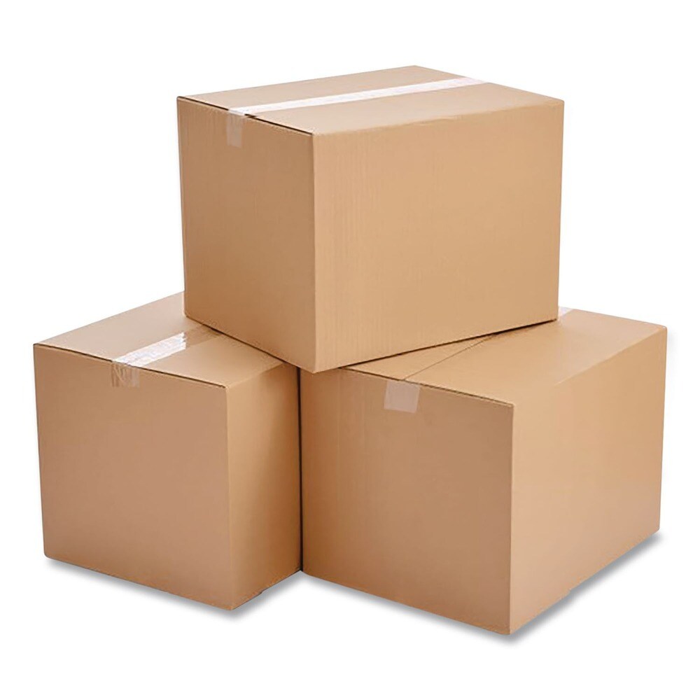 Universal Regular Slotted Container (RSC) 24 in. x 24 in. x 24 in. Cubed Fixed-Depth Corrugated Shipping Boxes - Brown Kraft (10/Bundle)