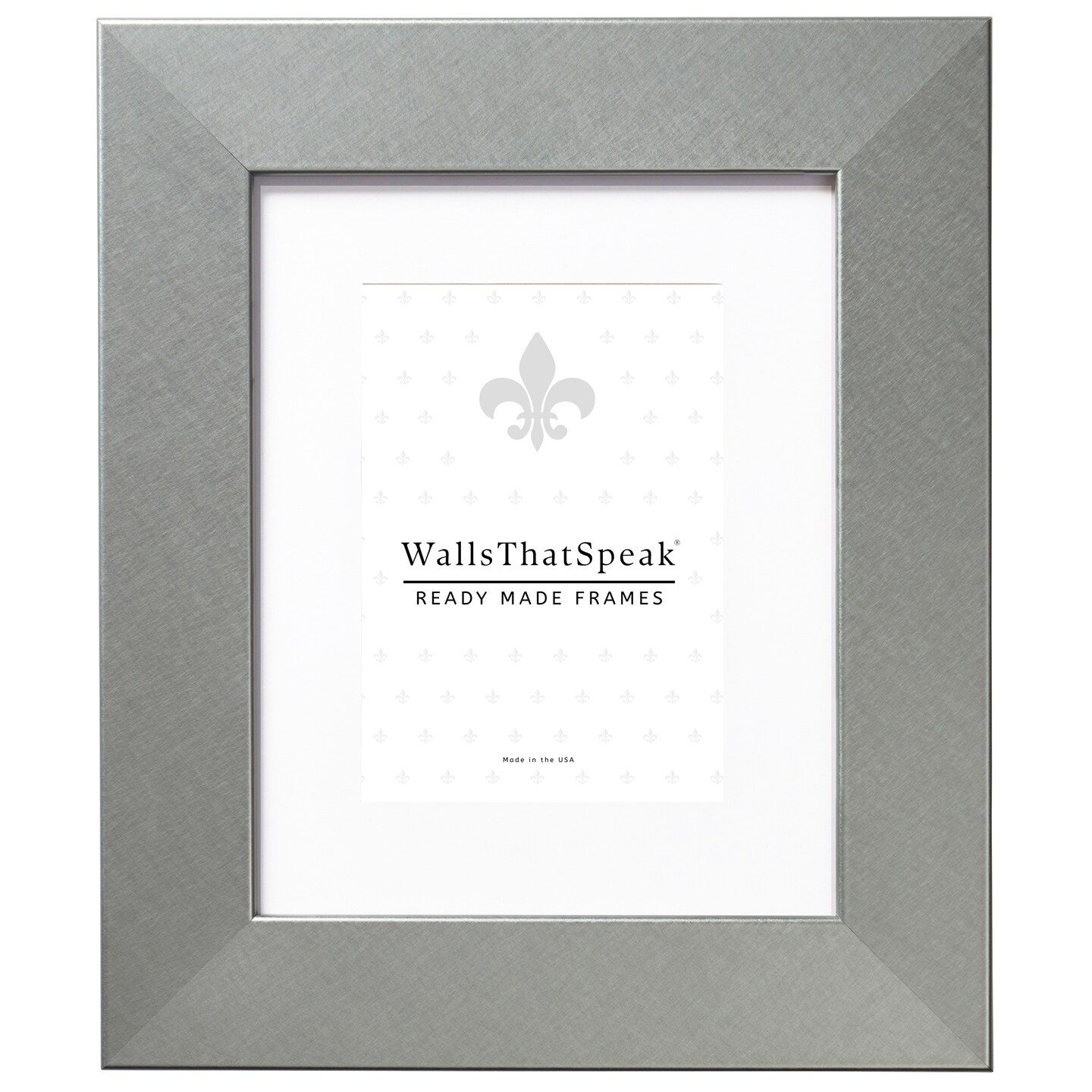 24x30 Matted Picture Frame, Bauhaus 200 2 Inch MDF  Moulding, Wall Display Frame for Art, Posters, or Photos by wallsthatspeak