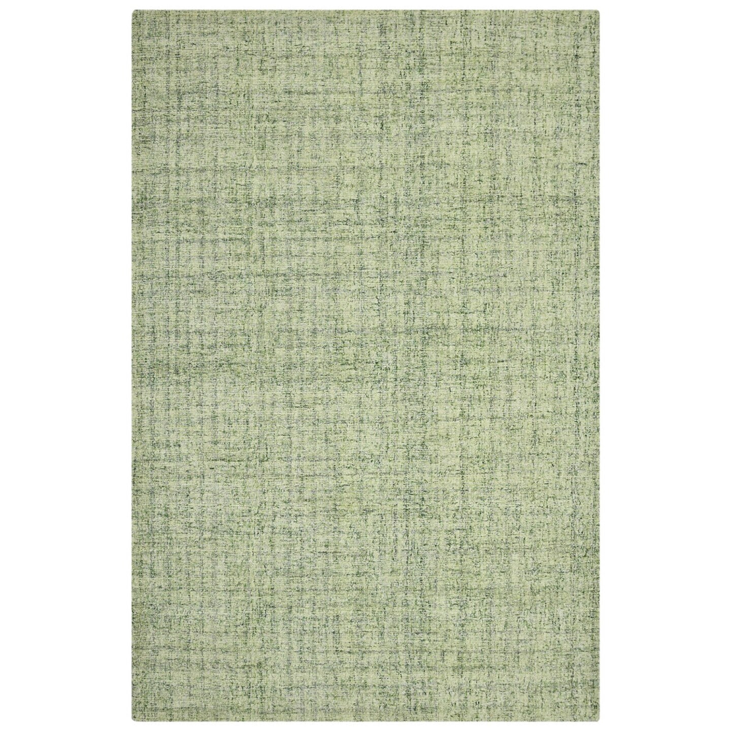 Edge Collections - 2' X 3' - Green - Artisan Striped Wool Area Rug for Home Decoration - 1 Piece
