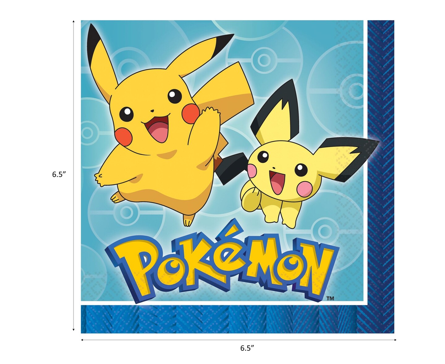 Amscan Pok&#xE9;mon Party Supplies Bundle with Plates and Napkins for 16 Guests