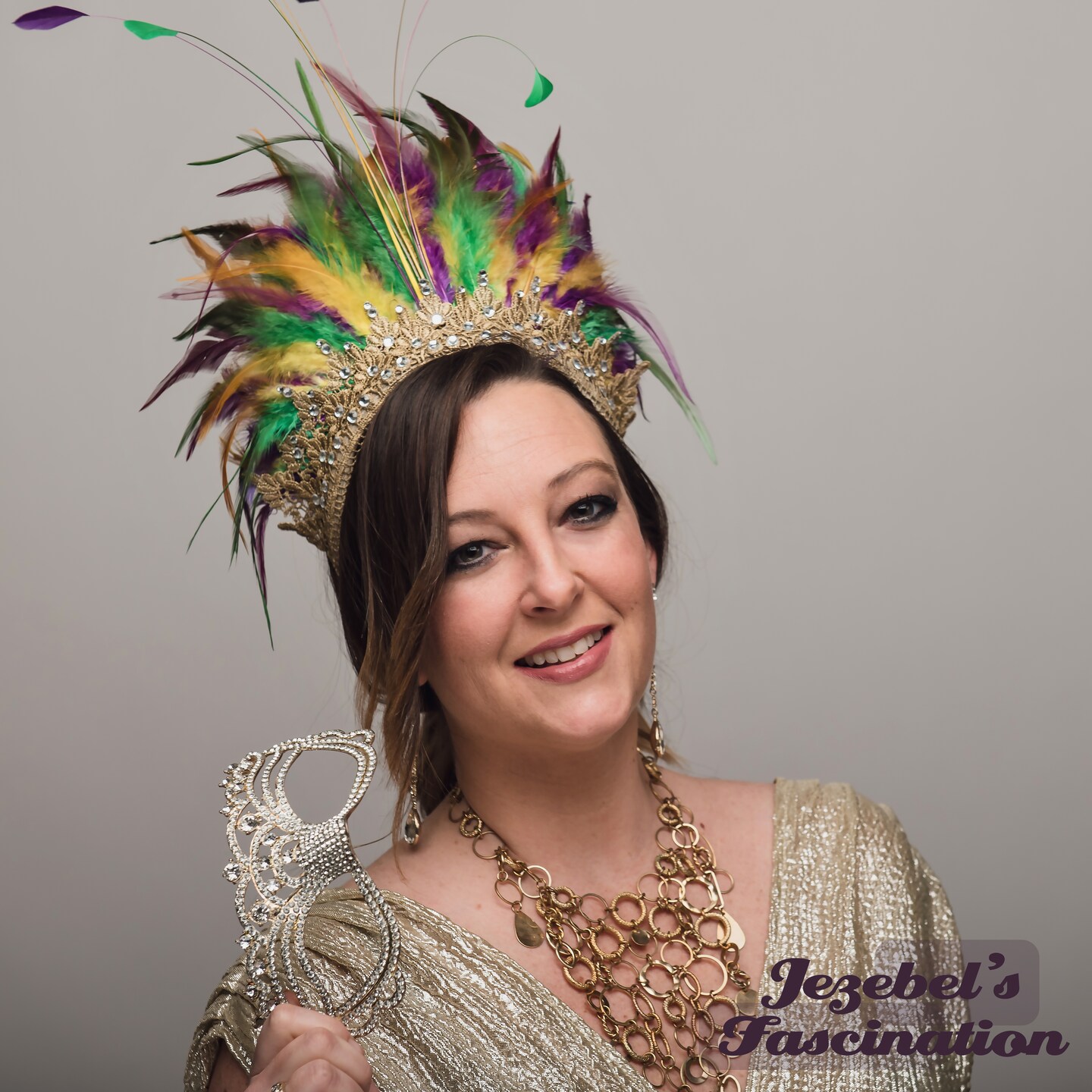 feather headpiece festival