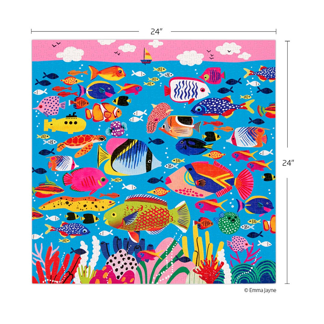 Colorful Ocean 1000 Piece Puzzle