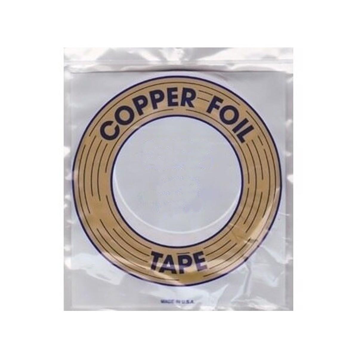 Edco 3/16" Copper Foil Tape - Copper Back - 1.0 Mil. Thick
