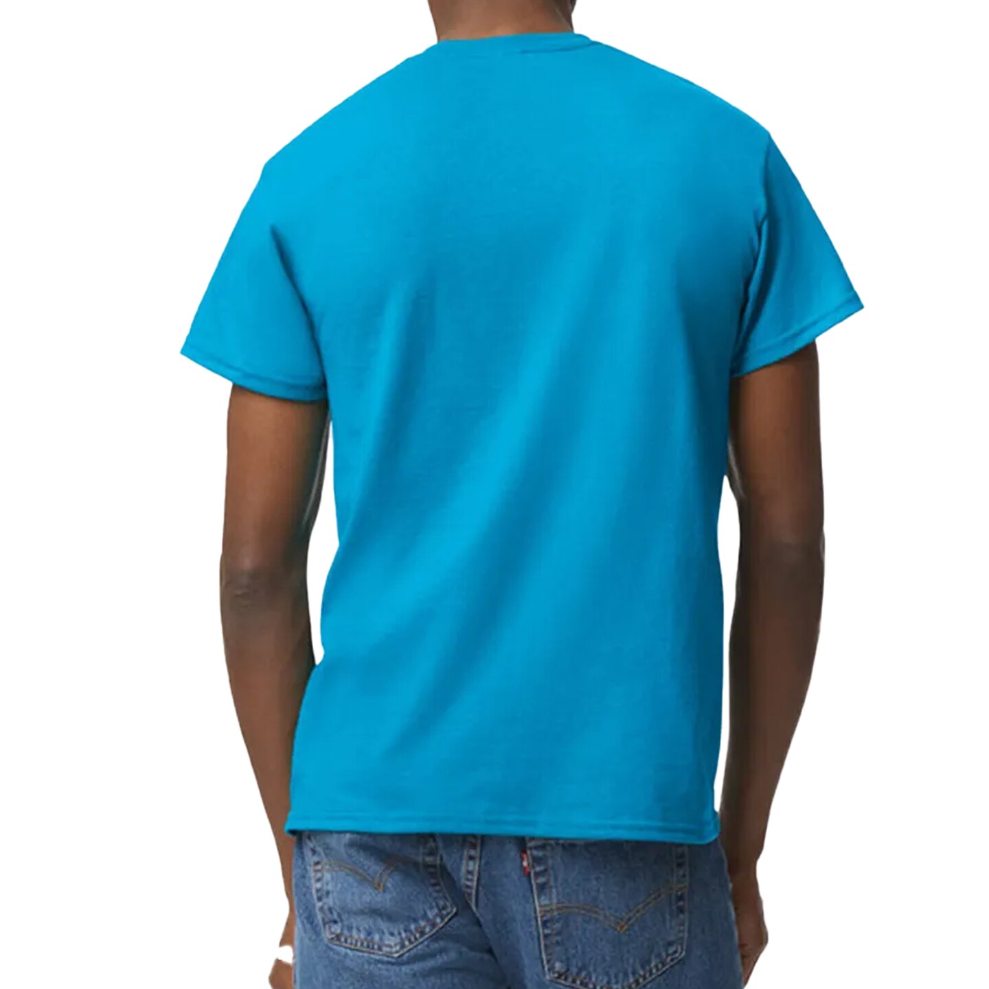 Gildan DryBlend T-Shirt, Men Short Sleeve Assorted Colors Tee for Arts and Crafts