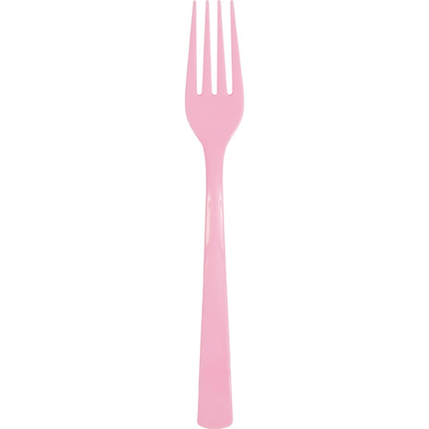 Lovely Pink Plastic Forks - 18ct