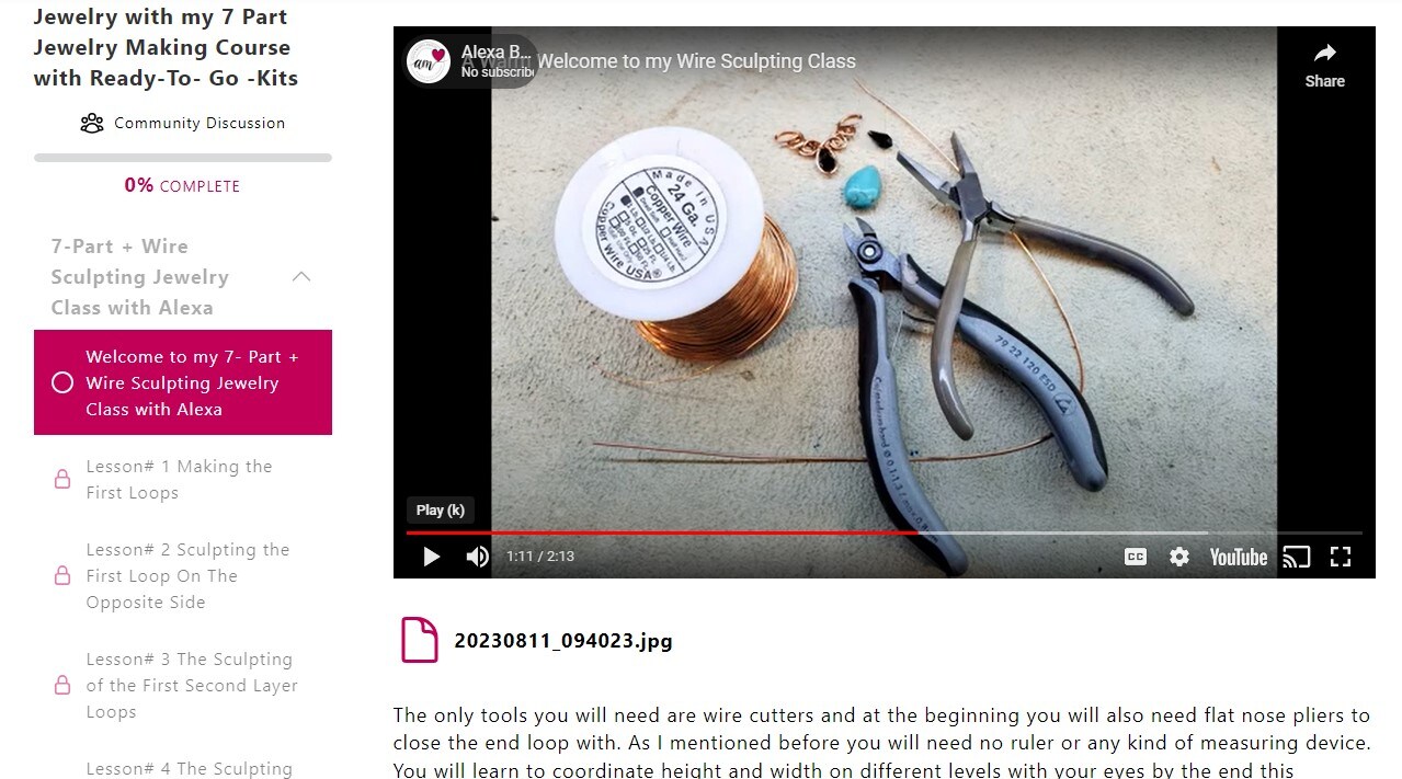 Learn Wire Sculpting with Alexa Martha