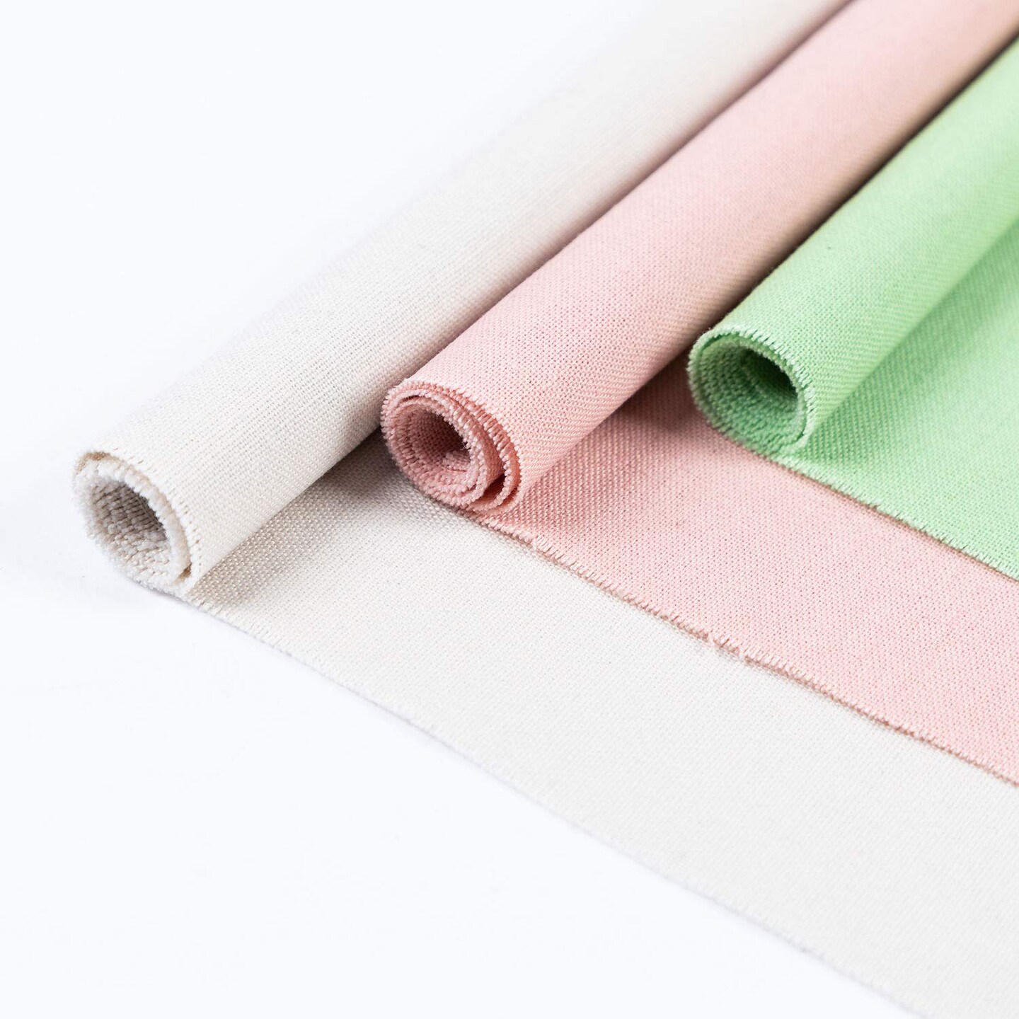 6 Pcs Linen Needlework Fabric, Square Embroidery Fabric 9 Colors Stitch Cloth for Garment Crafts and Decoration Embroidery Project
