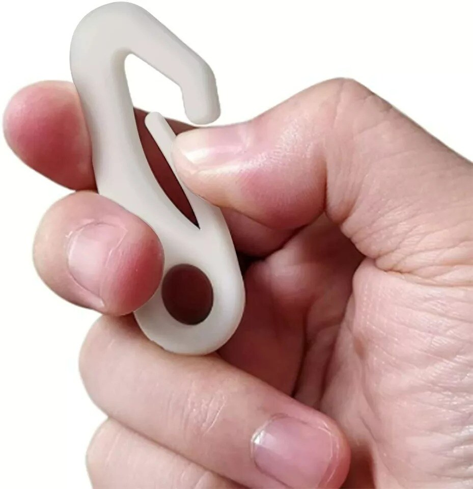 8 Pcs Flag Pole Clip Snap Hook Nylon Flagpole Accessory-Attach Flag to Flagpole