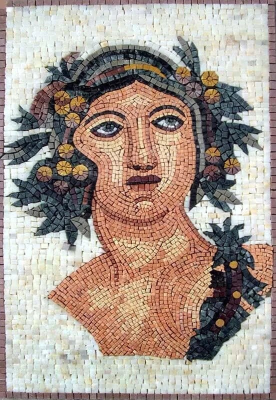 product name is Roman Goddess Pomona Mosaic