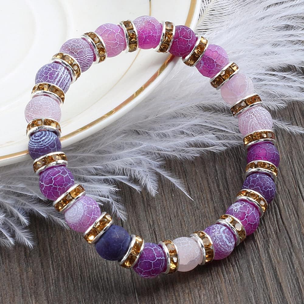 Rondelle Spacer Beads Round Crystal Czech Rhinestone for Bracelets Necklaces Jewelry Making Accessories