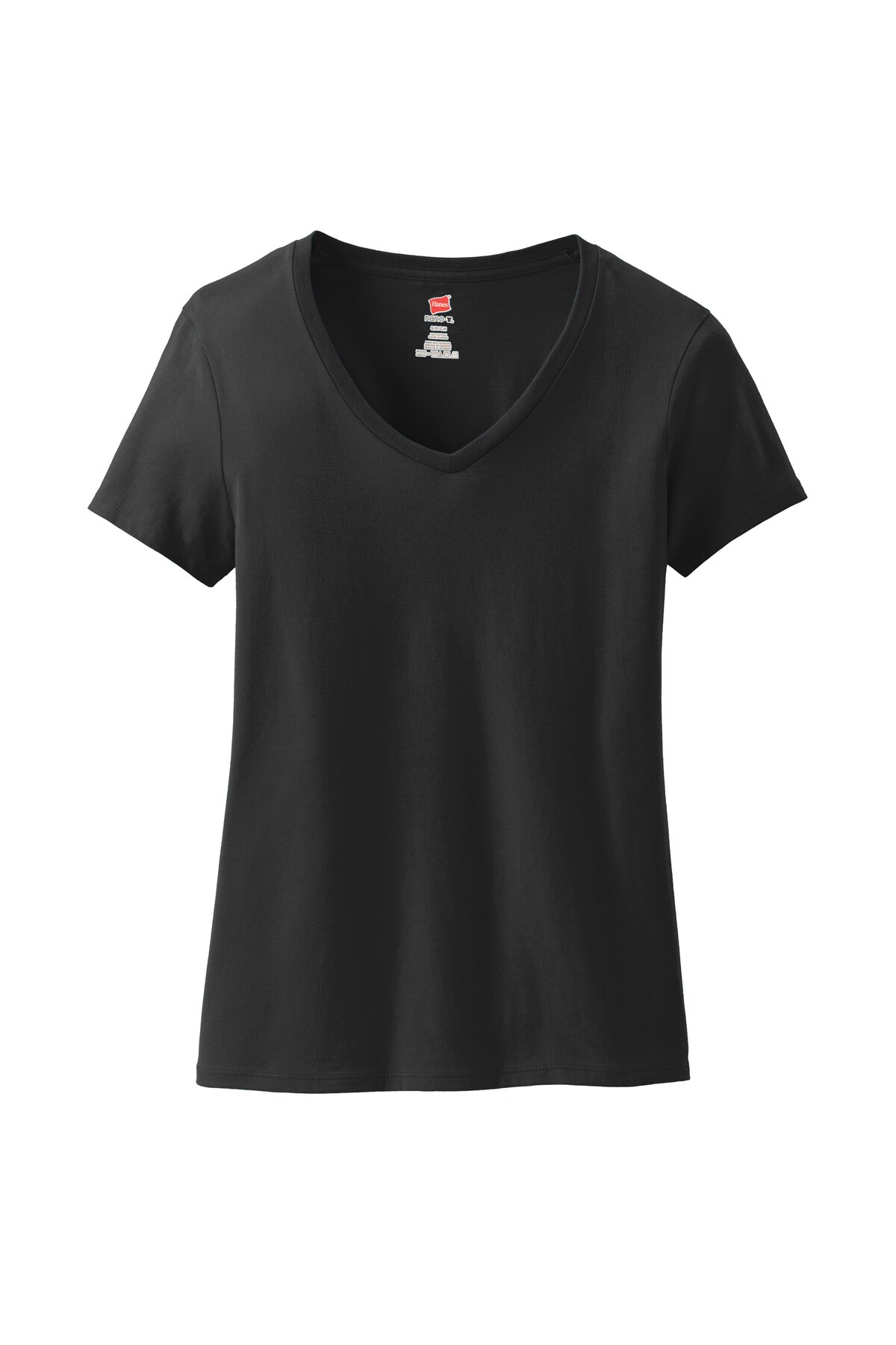 Hanes&#xAE; Women&#x27;s Perfect-T Cotton Short Sleeve V-Neck T-Shirt
