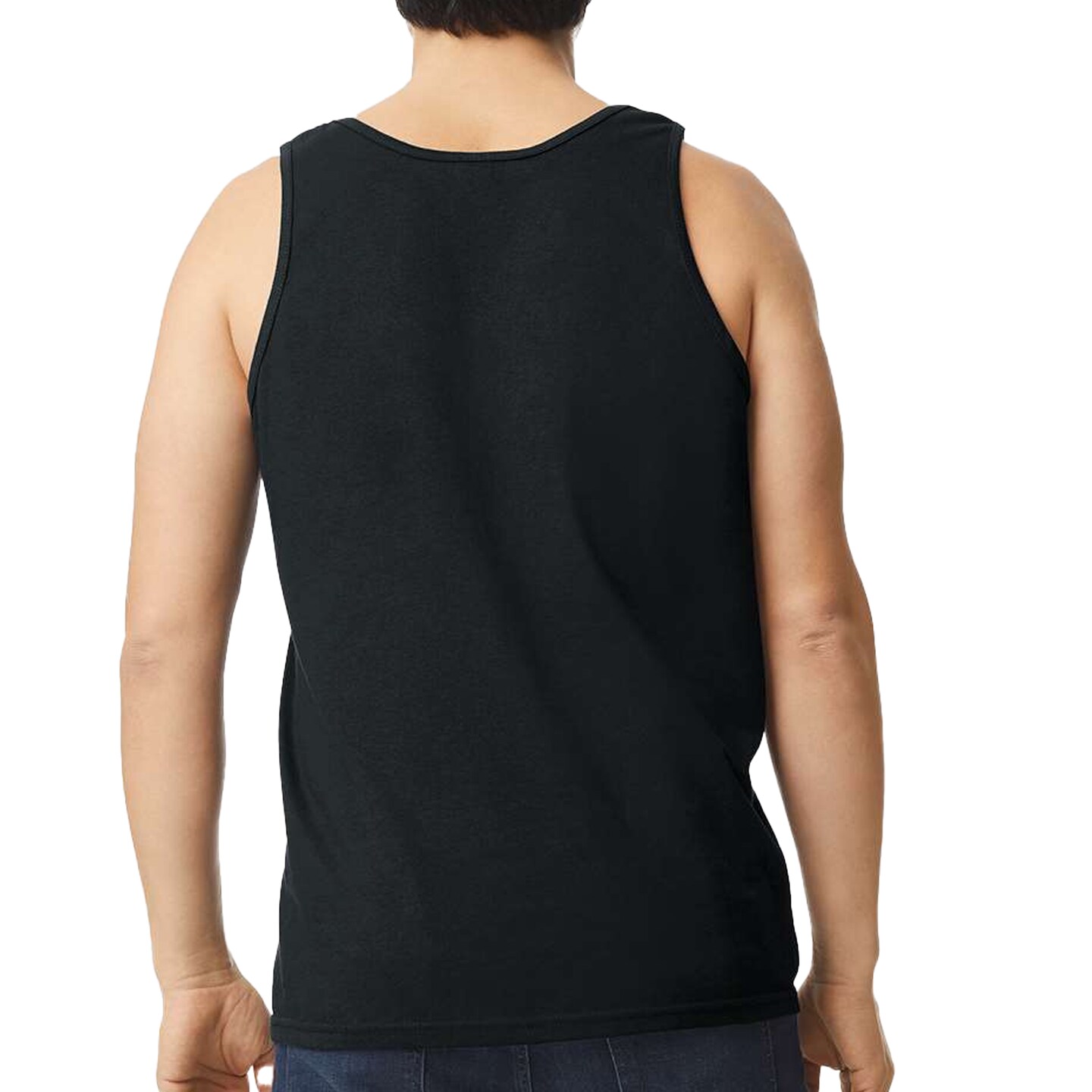 Gildan Ultra Cotton Tank Top, Sleeveless Sport Shirts for Men Multicolor Tee