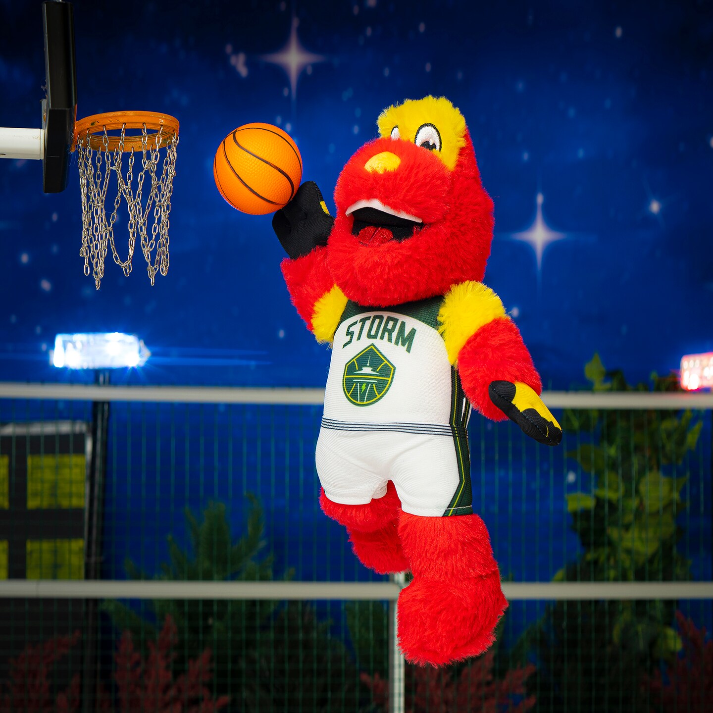Bleacher Creatures Seattle Storm Doppler 10&#x22; Mascot Plush Figure (Heroine Jersey)