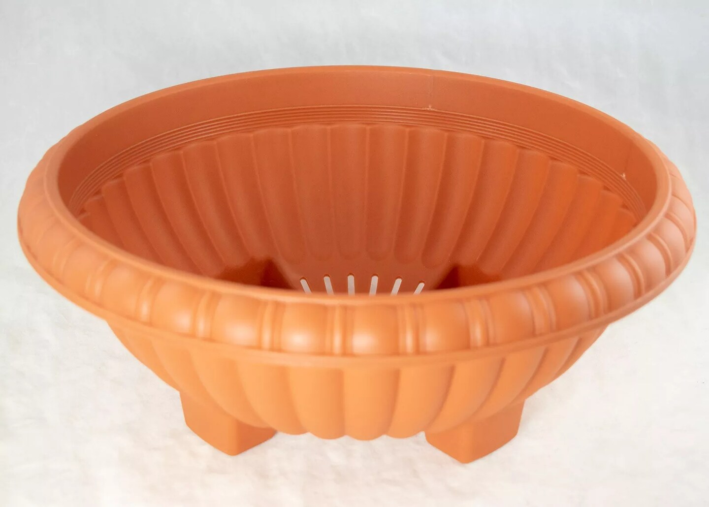 Japanese Plastic Bonsai Training Pot / Home Garden Planter 13&#x22;x 13&#x22;x 5&#x22; - Orange