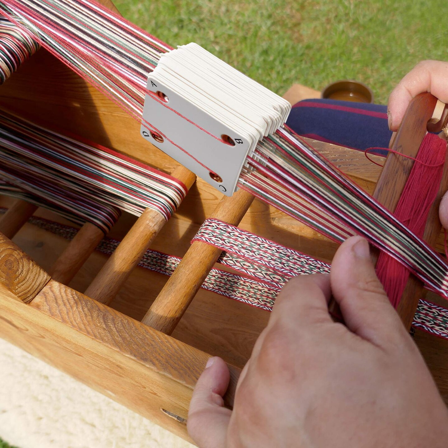 50 Pieces Weaving Cards Tablet Weaving Card Paper Loom Cards for Loom or Inkle Loom Supplies