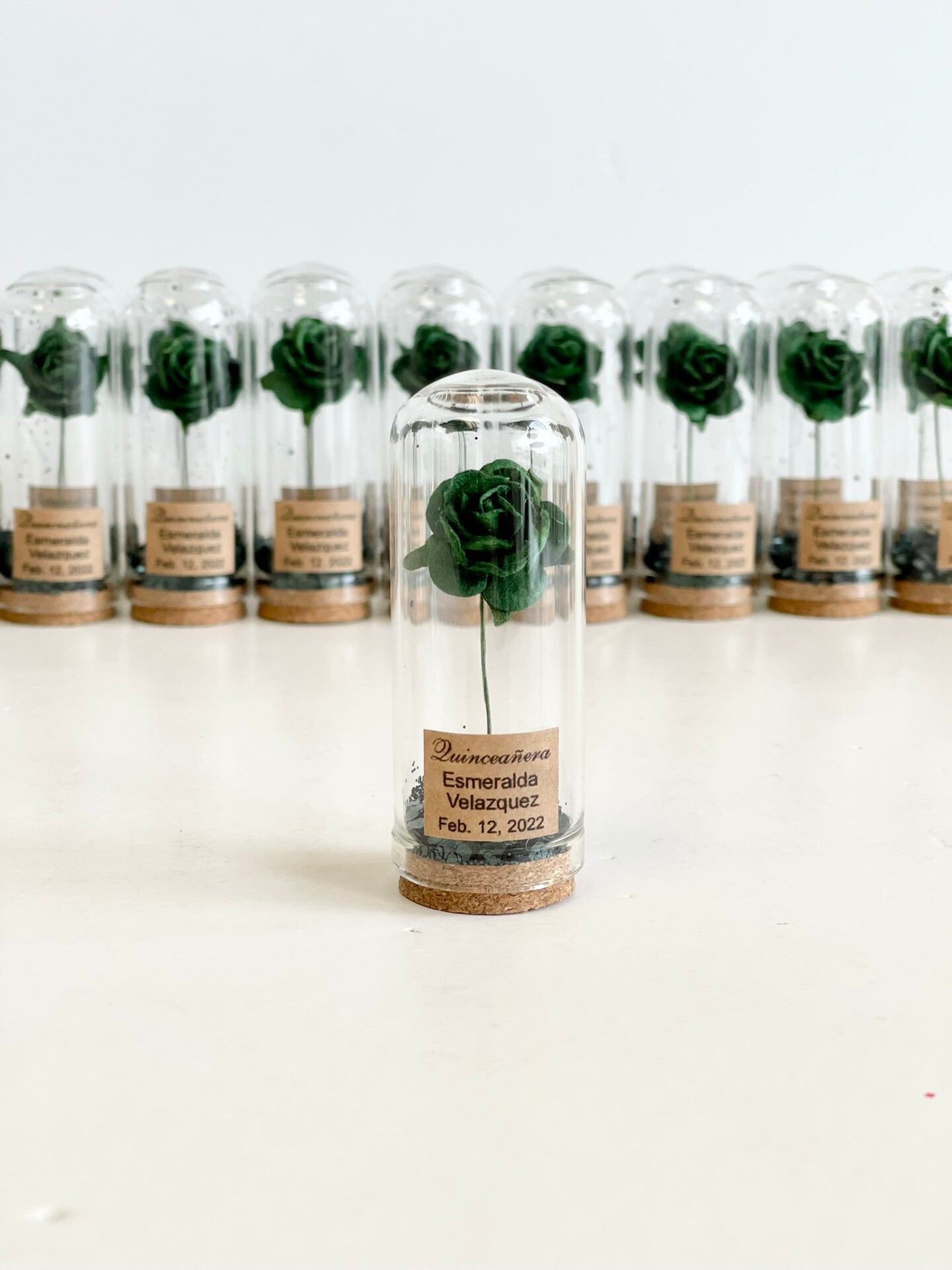 Bulk Wedding Favors for Guests, Custom Beauty and the Beast Favor, Personalized Green Party Favors, Thank You Gifts, Elegance Souvenirs product 2