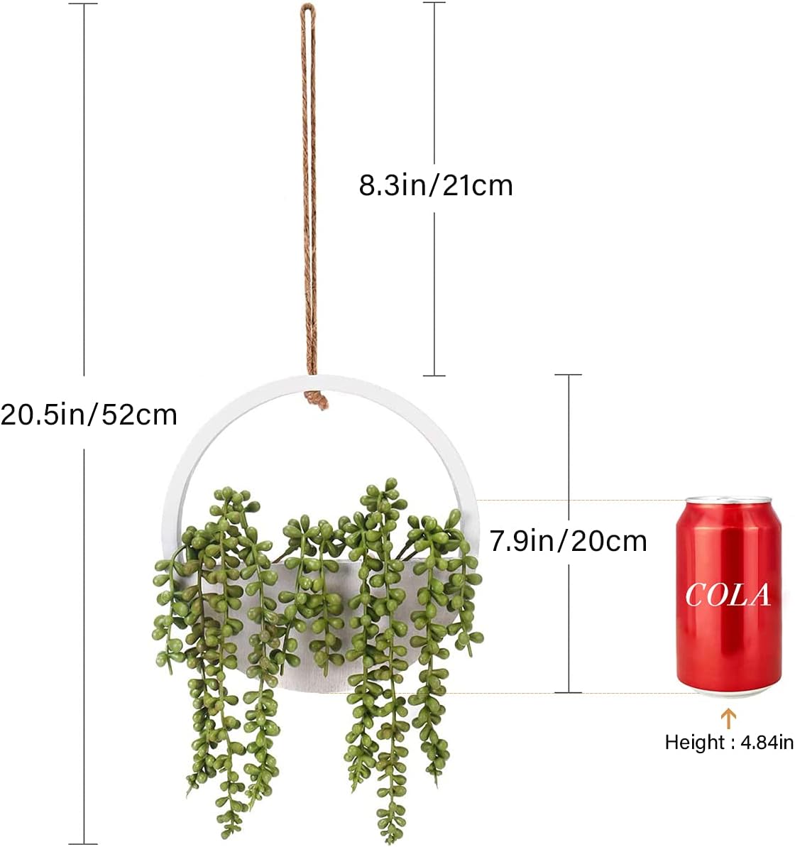 Artificial Hanging String of Pearls &#x2013; Lifelike Greenery for Indoor &#x26; Outdoor D&#xE9;cor