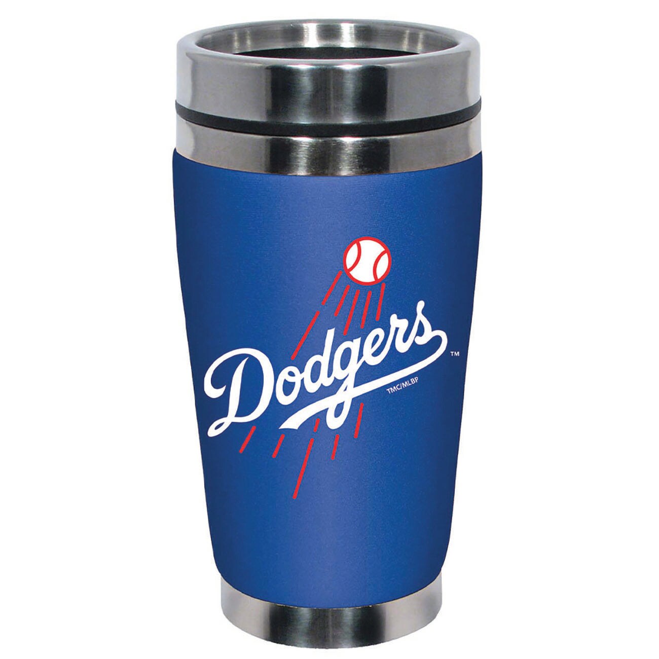 16oz Stainless Steel Travel Mug with Neoprene Wrap | Los Angeles Dodgers
