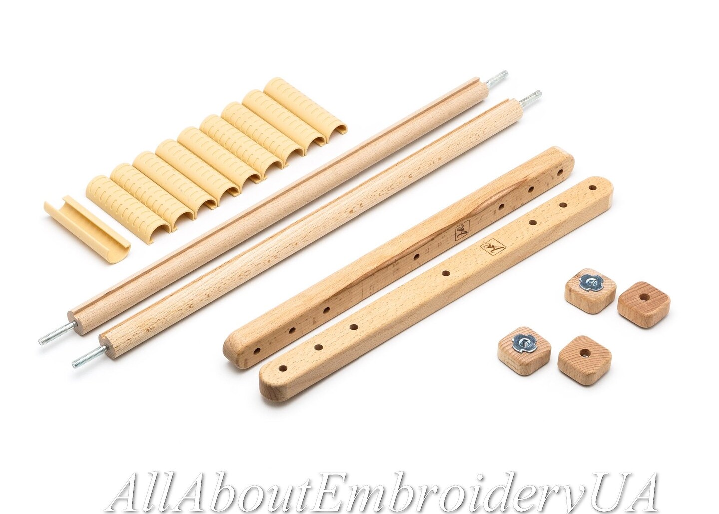 Needlepoint Embroidery Tapestry Scroll Frame Made of Organic Beech, Wooden Cross Stitch Frame, Needlepoint Holder, Stitching Frame (15.7" х 22")