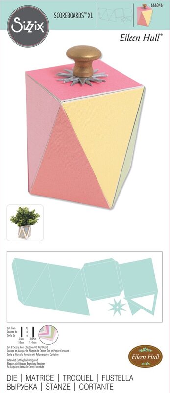 Geometric Box ScoreBoards XL Die - Sizzix