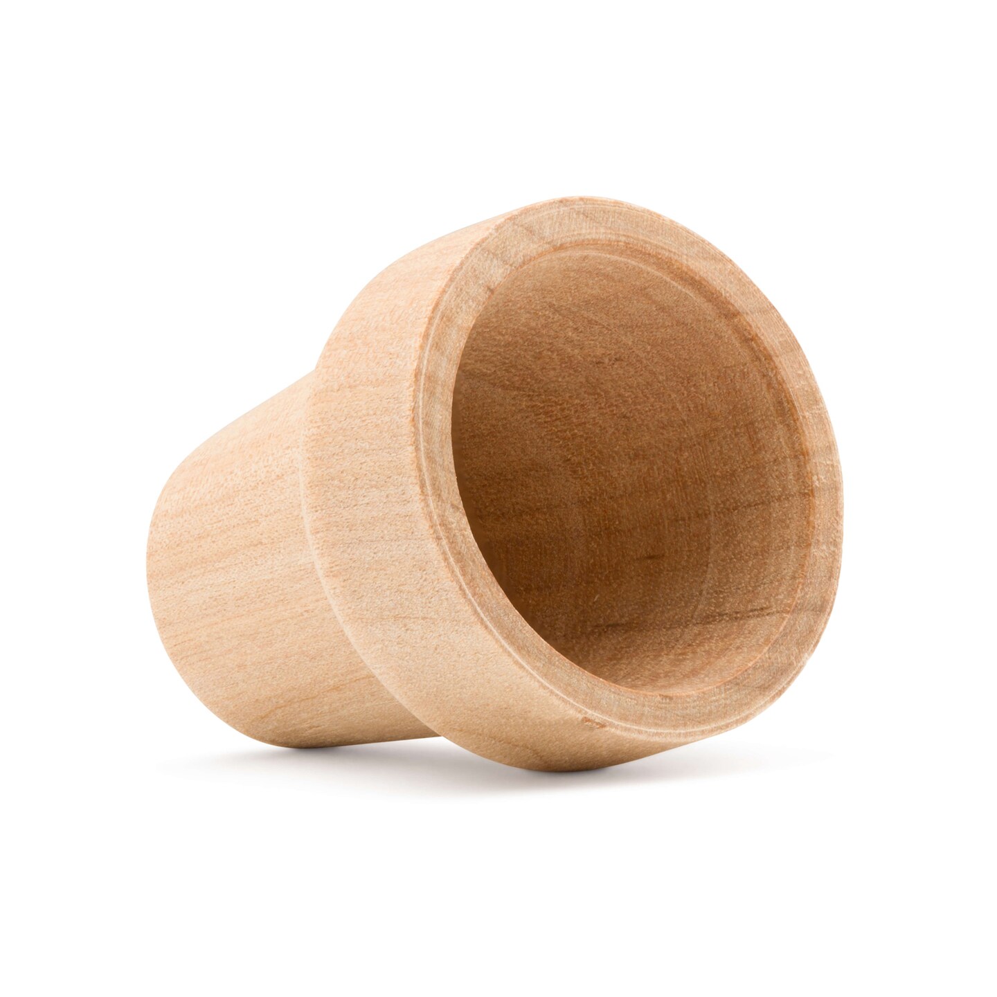 Small Craft Flower Pot, Multiple Sizes Available, Unfinished Wooden Flower Pot to Paint | Woodpeckers