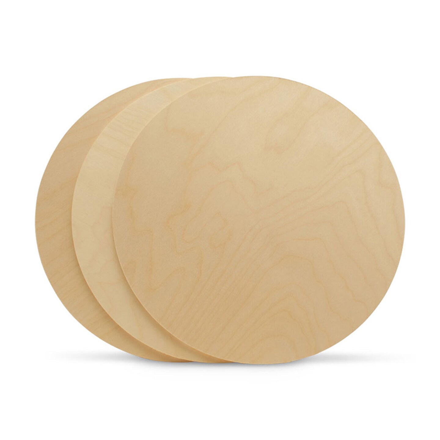 Wood Circles 20 inch, 3 Thicknesses, Unfinished Birch Sign Plaques | Woodpeckers