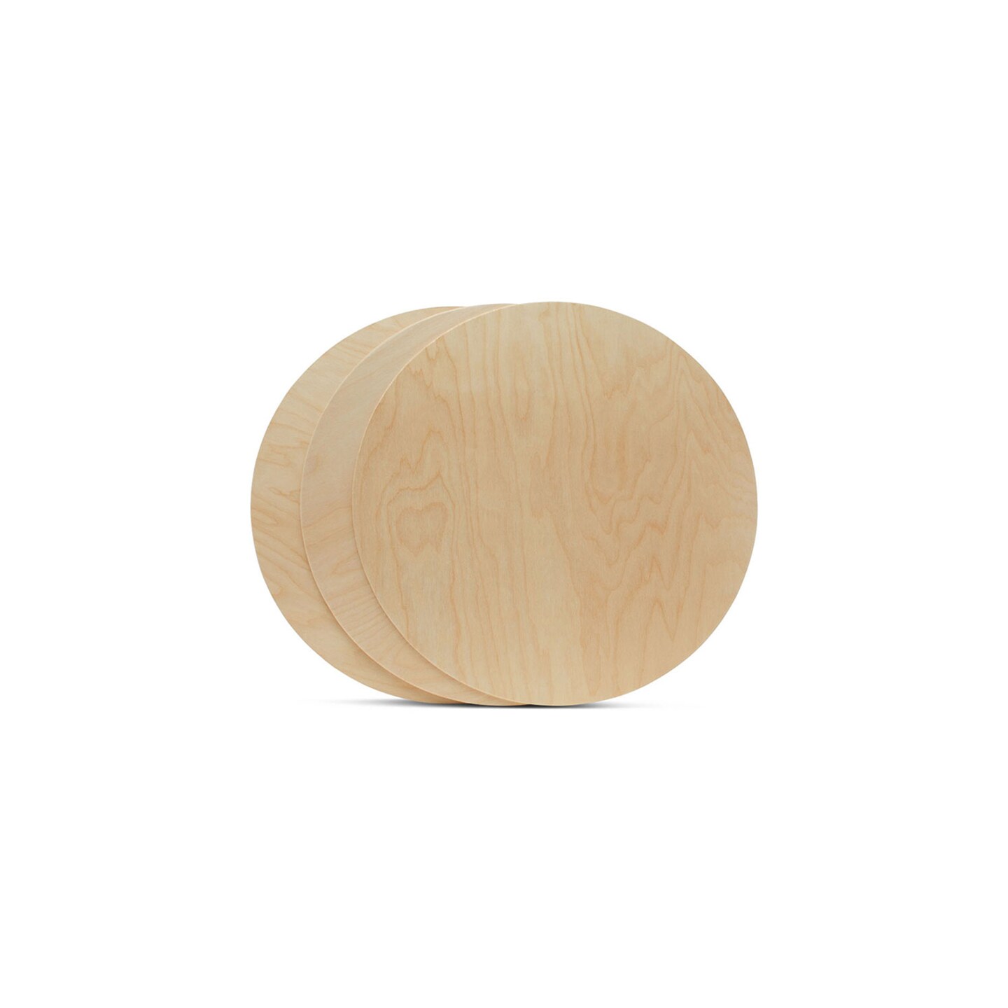 Wood Circles 13 inch, 3 Thicknesses, Unfinished Birch Sign Plaques | Woodpeckers