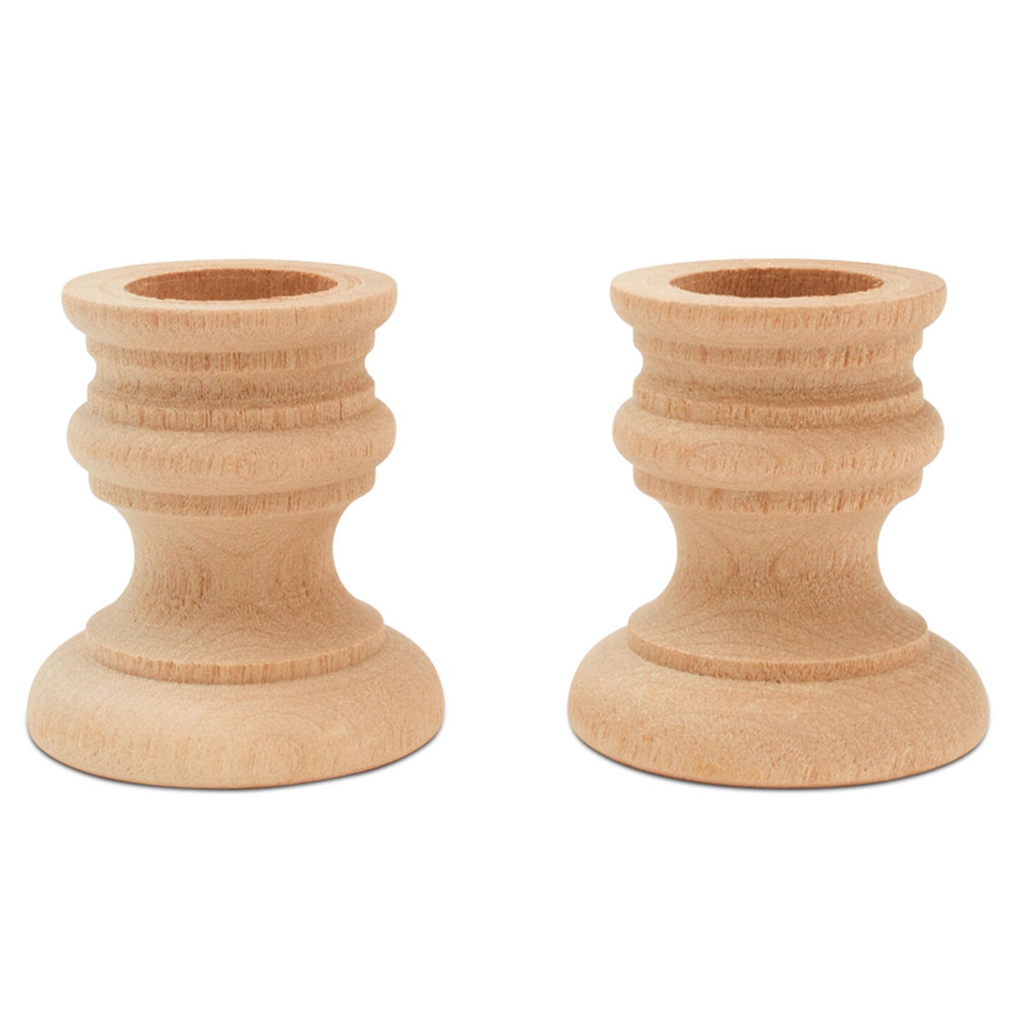 Wooden Candlestick Holders Set Multiple Sizes Available, Unfinished | Woodpeckers