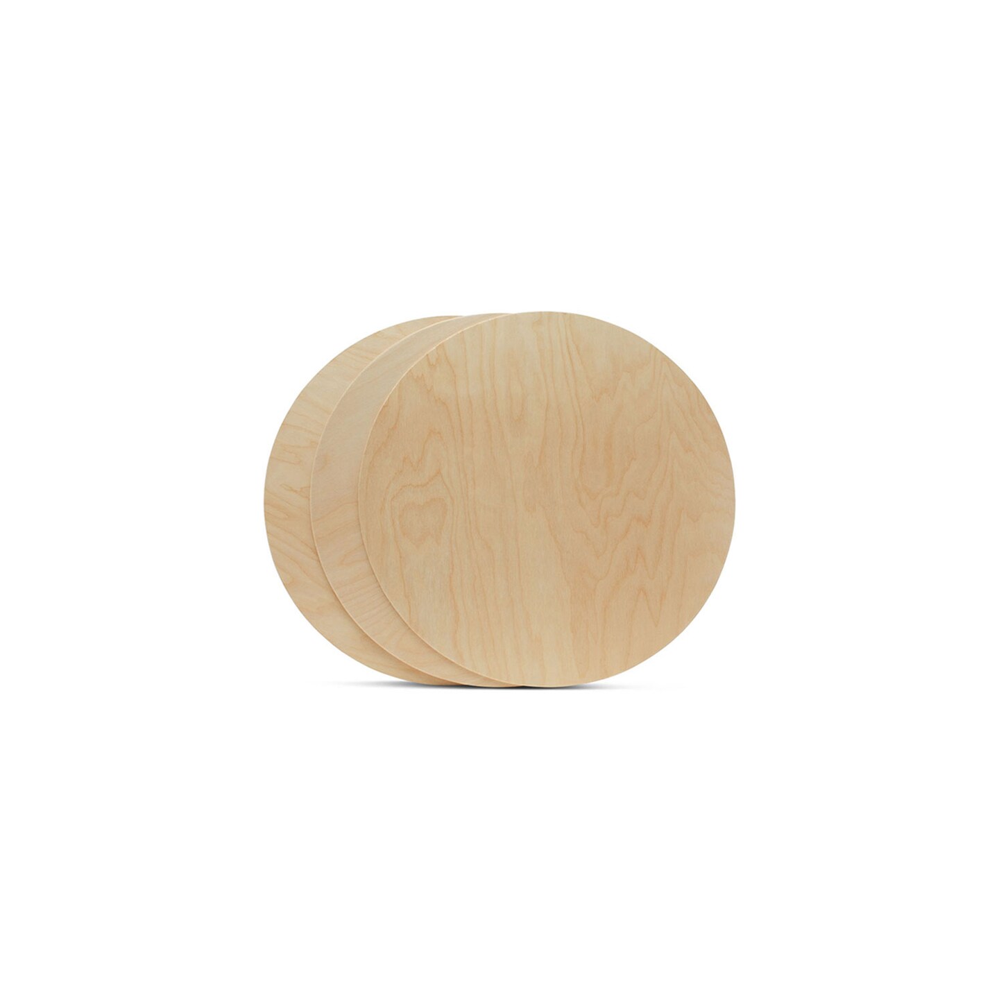 Wood Circles 11 inch, 3 Thicknesses, Unfinished Birch Sign Plaques | Woodpeckers