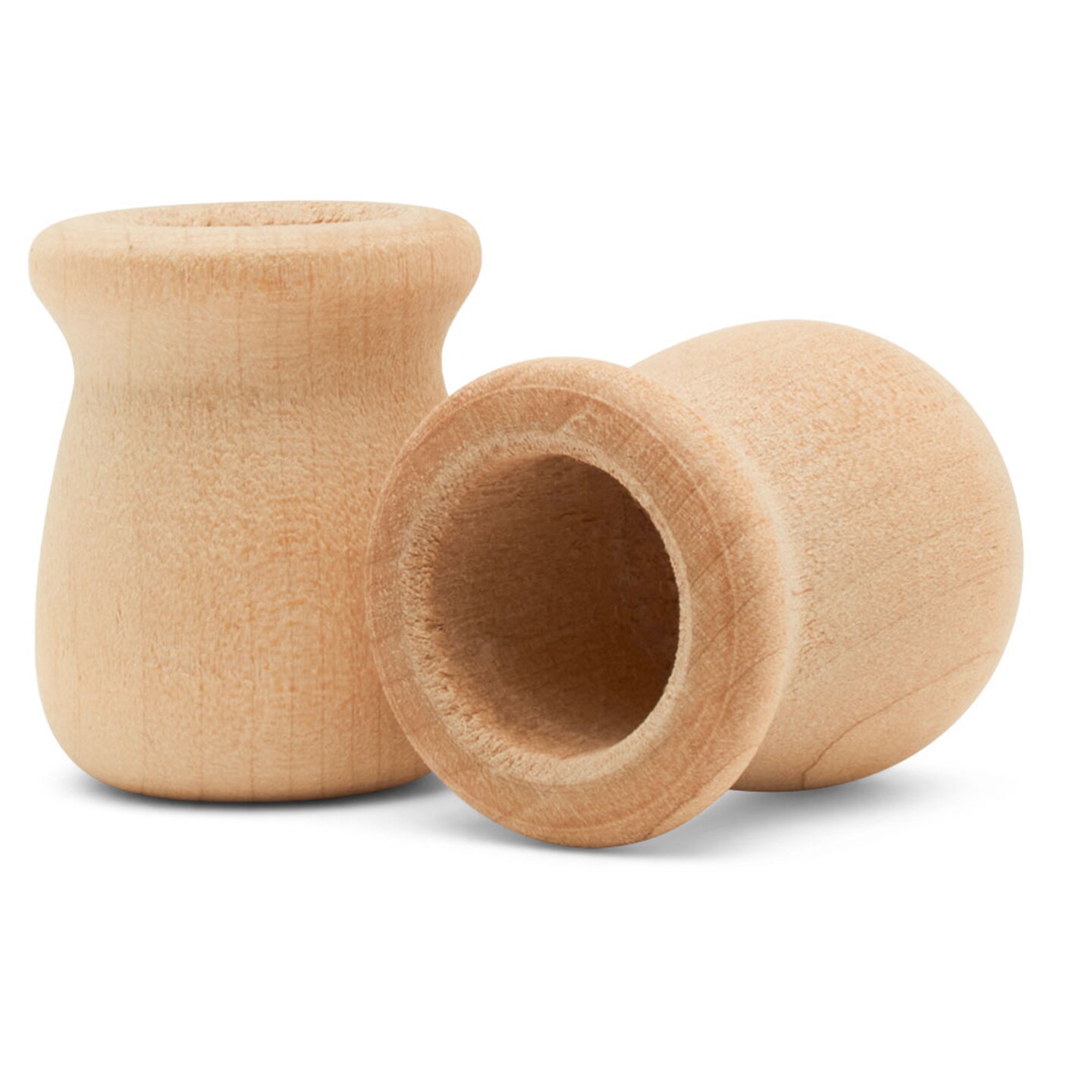Bean Pot Candle Cups Multiple Sizes Available, Unfinished for Crafts | Woodpeckers