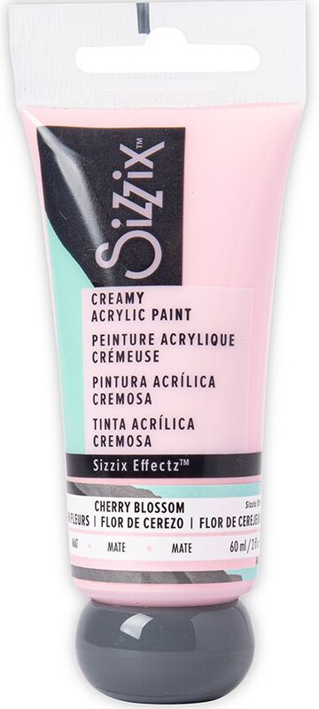 Cherry Blossom Effectz Creamy Matte Acrylic Paint - Sizzix