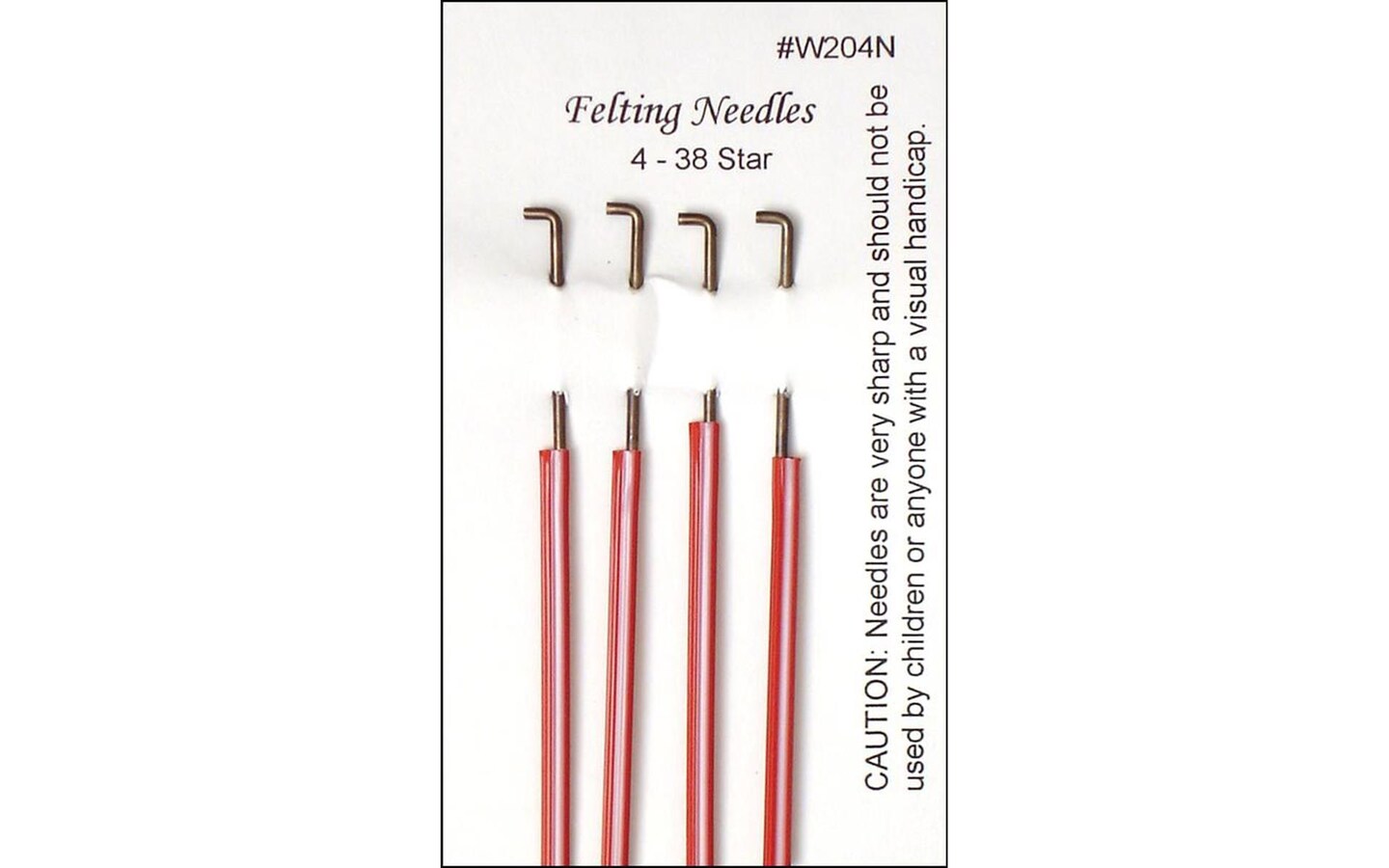 Wistyria Editions Felting Needles 4pc size 38 Star