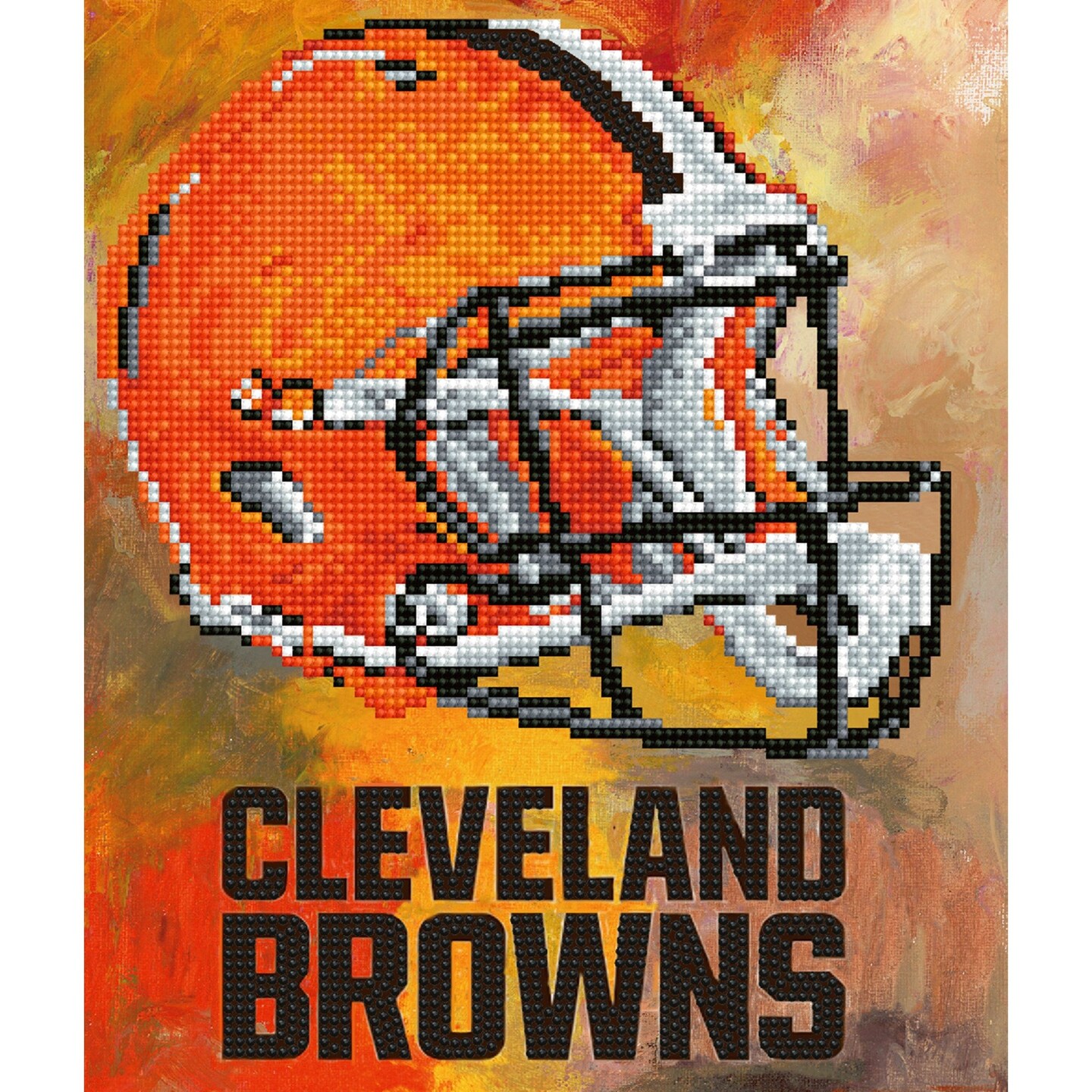 NFL CLEVELAND BROWNS DIAMOND ART CRAFT KIT