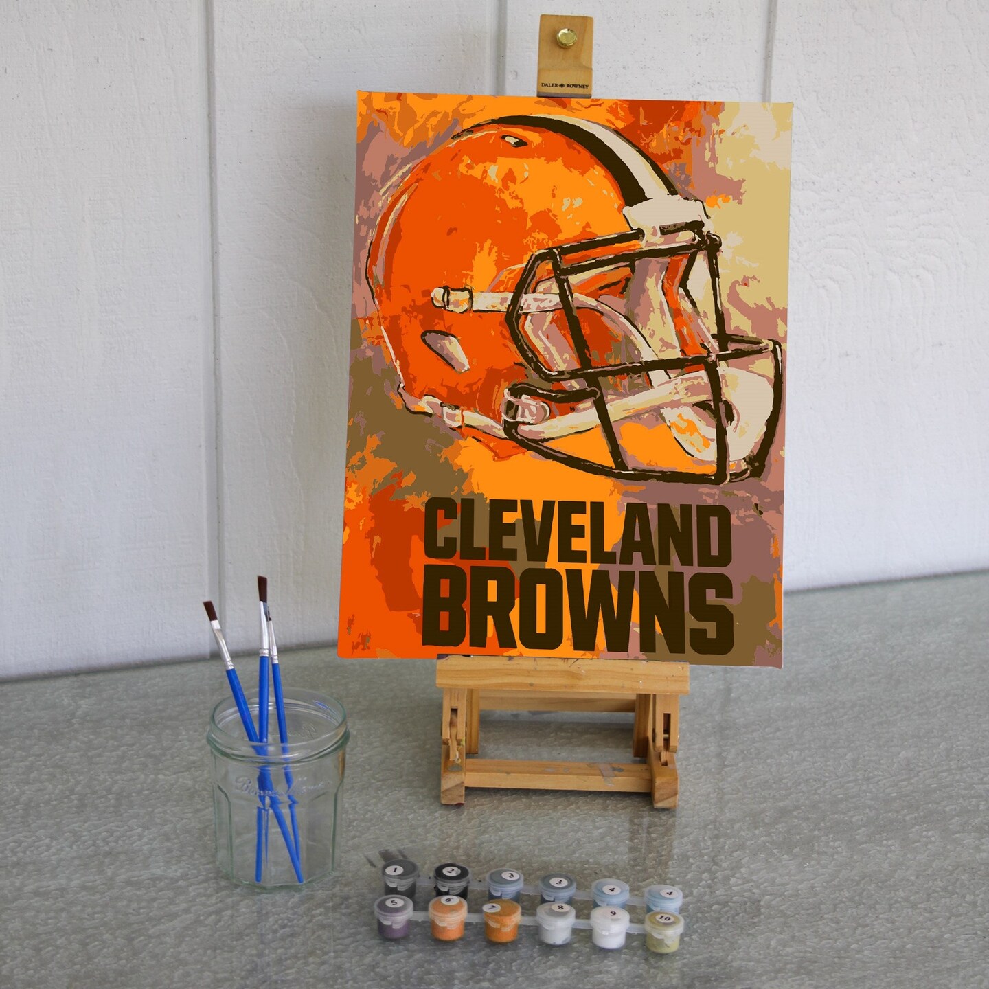 NFL Cleveland Browns Team Pride Paint By Number Kit