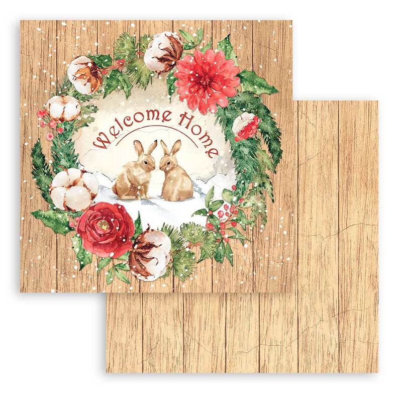 Romantic Home For The Holidays 12x12 Paper Pad - Stamperia
