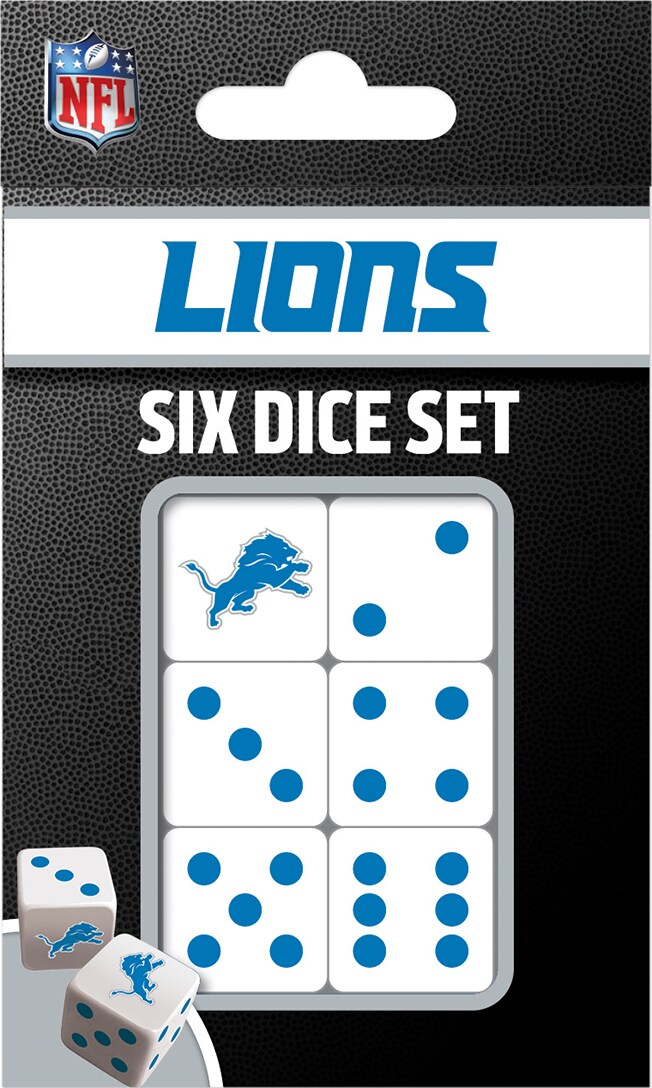 Detroit Lions Fuzzy Dice