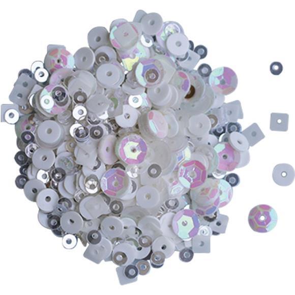 White Sunshine Sequins - Dress My Craft