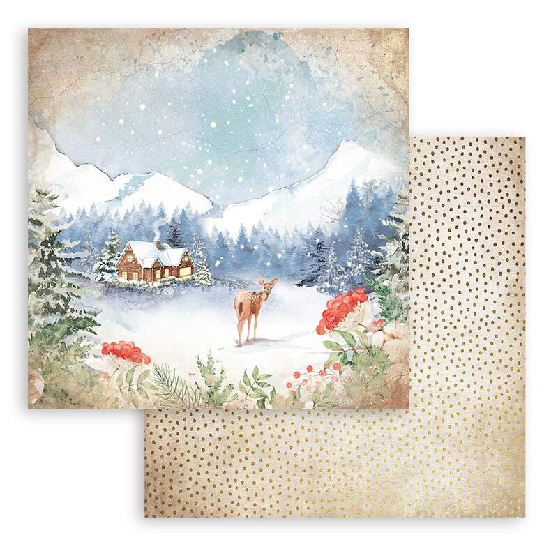 Romantic Home For The Holidays 12x12 Paper Pad - Stamperia