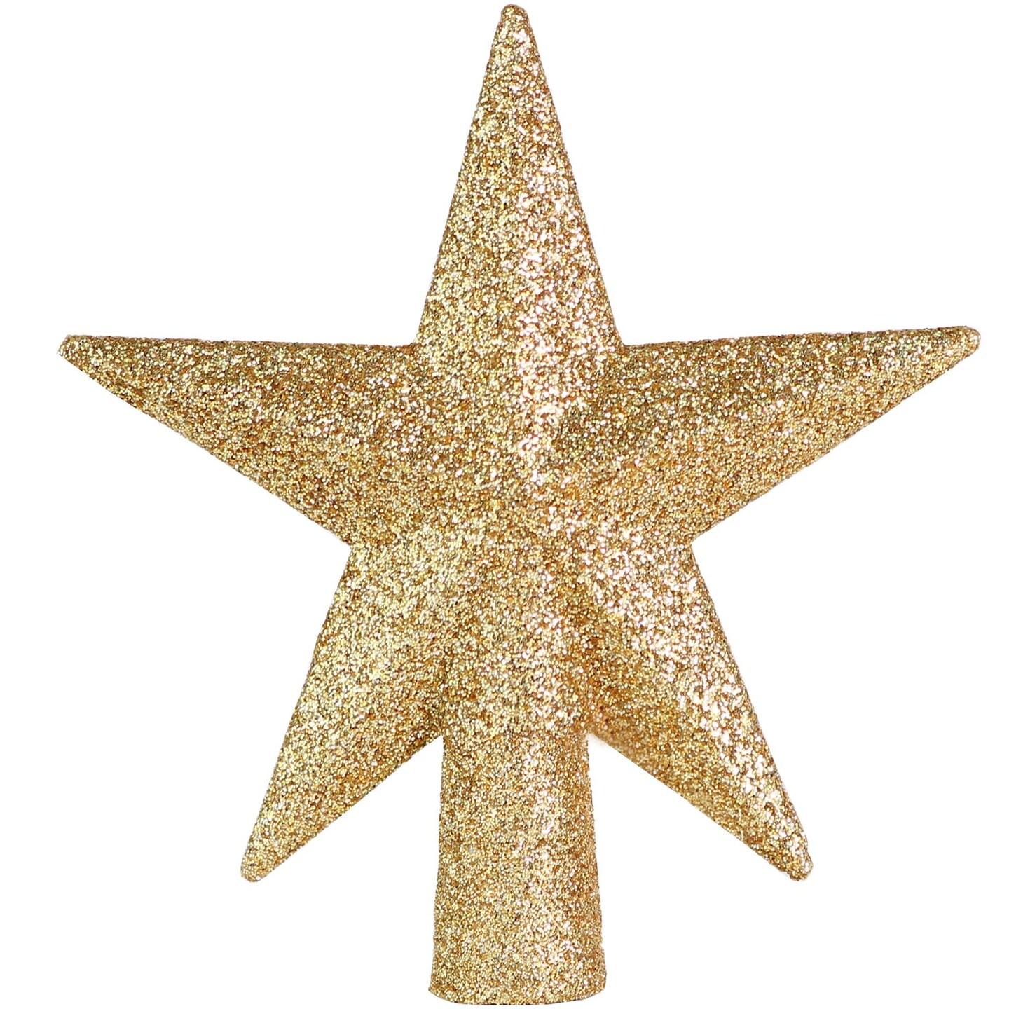 Ornativity Glitter Star Tree Topper - Christmas Decorative Holiday Bethlehem Star Ornament 5.5&#x22;