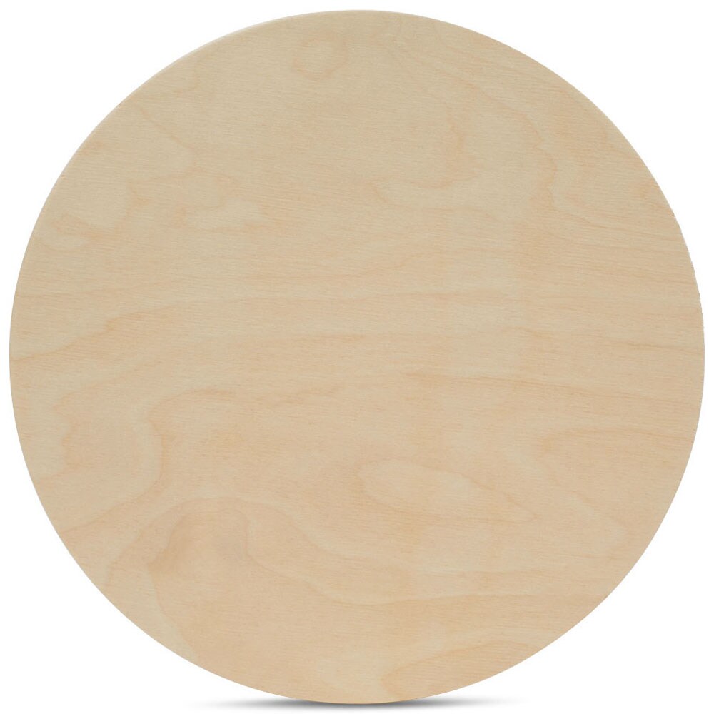 Wood Circles 30 inch, 2 Thicknesses, Unfinished Birch Sign Rounds | Woodpeckers