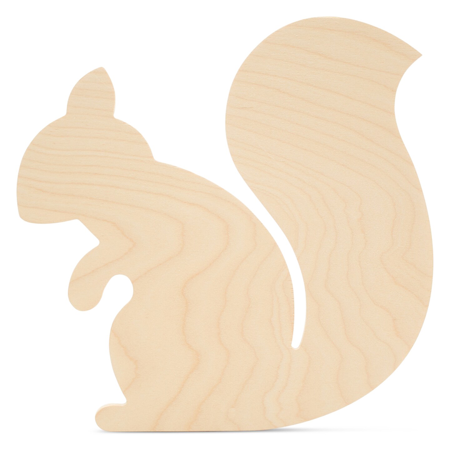 Squirrel Wood Cutout 12&#x22;x12&#x22;, Unfinished, for Autumn Decor/Crafts | Woodpeckers