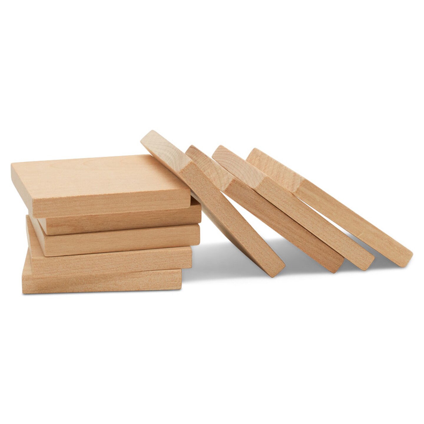 Wood Tiles, Multiple Sizes Available, Blank Wood Squares for Crafts, Woodpeckers