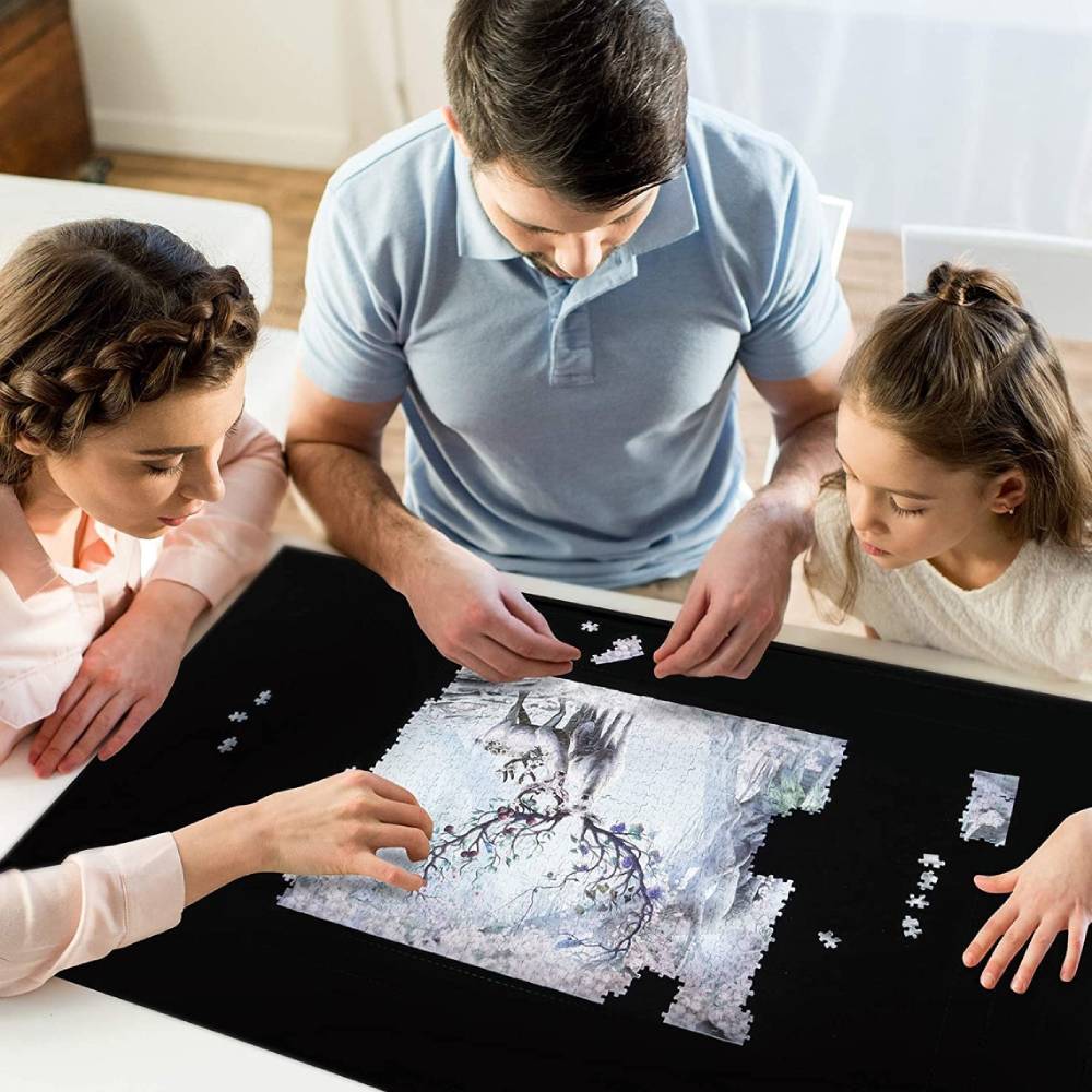 Jigsaw Puzzle Roll Mat Table Board Accessory for Puzzles Jigsaw Roll Up to 1500 Pieces