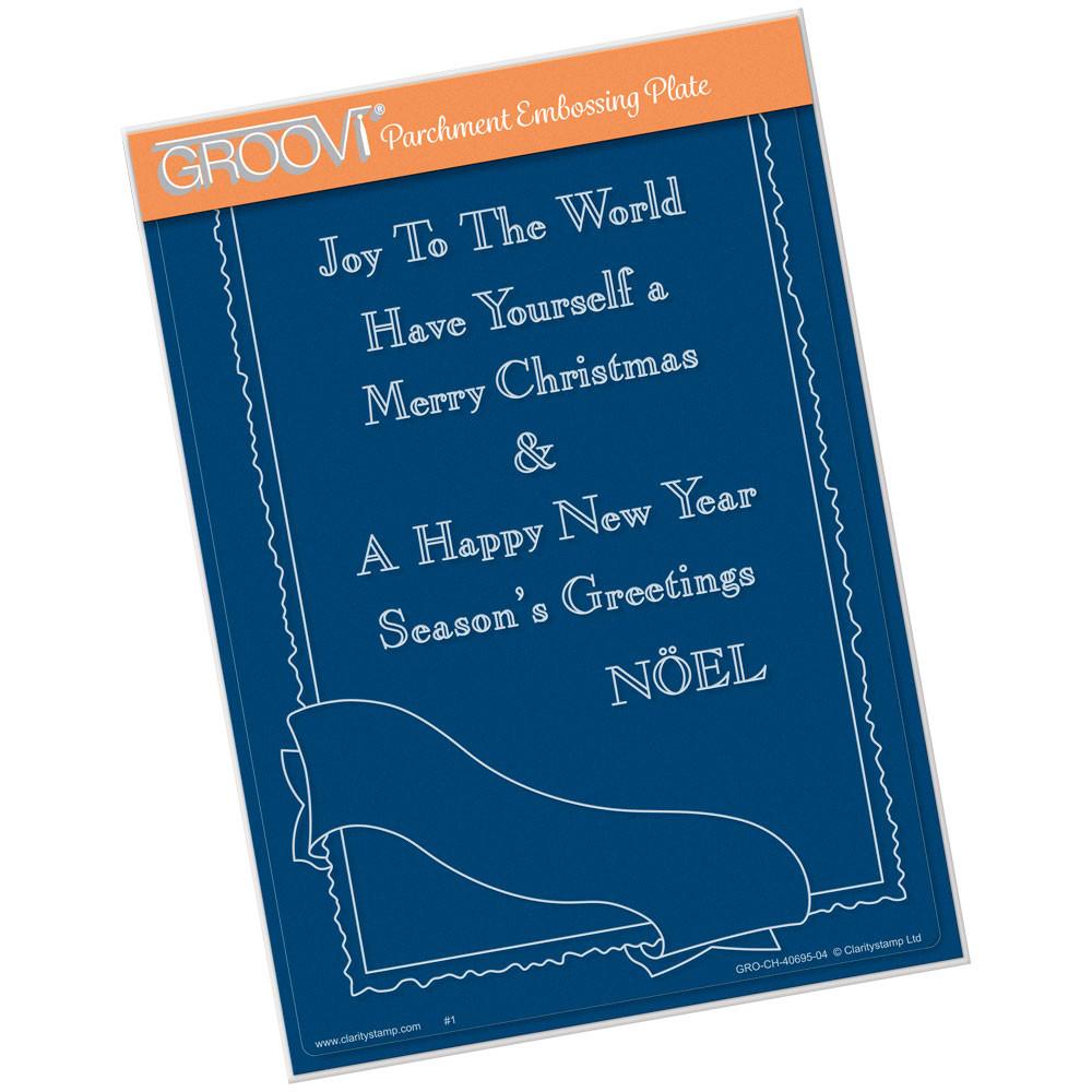 Groovi Template - Jayne\&#x27;s Postcard Framer A5 Groovi Plate