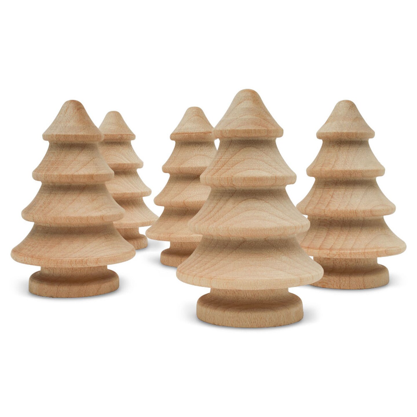 Mini Wooden Christmas Tree, Multiple Sizes Available, Peg People & Small World Play | Woodpeckers