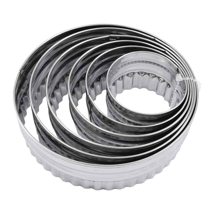 Double Sided Biscuit Cutter S/S 6 PC Set
