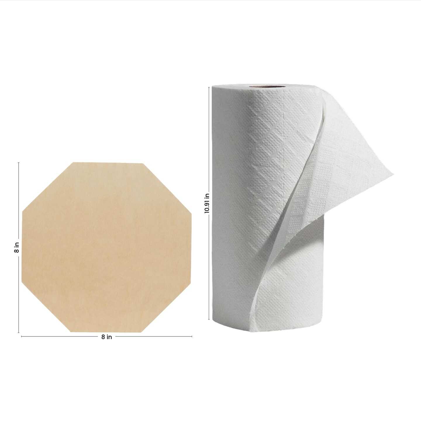 Unfinished Wood Octagon Blanks, Multiple Sizes Available, for Crafts & Honeycomb Décor | Woodpeckers