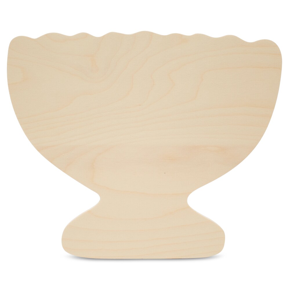Wooden Menorah Cutout, Classic Shape, for Hanukkah Decor | Woodpeckers