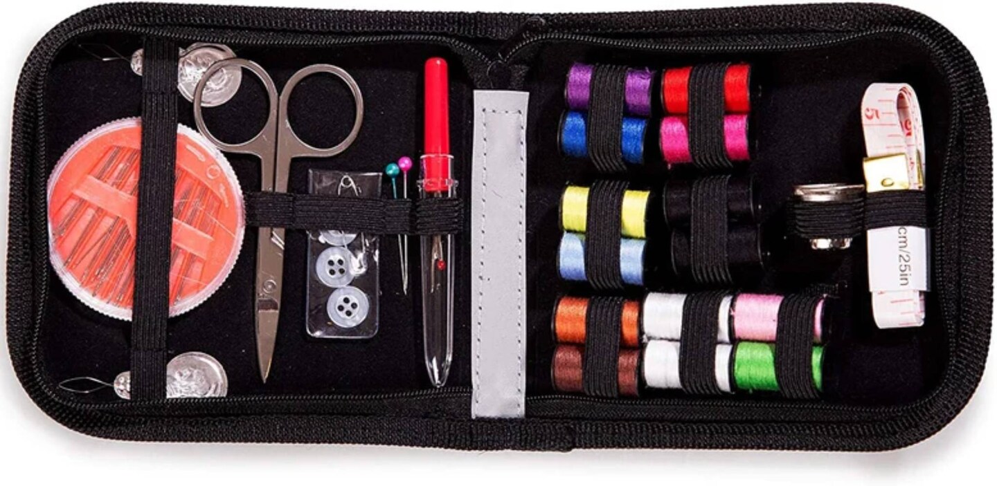 Mini Travel Sewing Kit for Handbag Could Also Be Used as a Pill