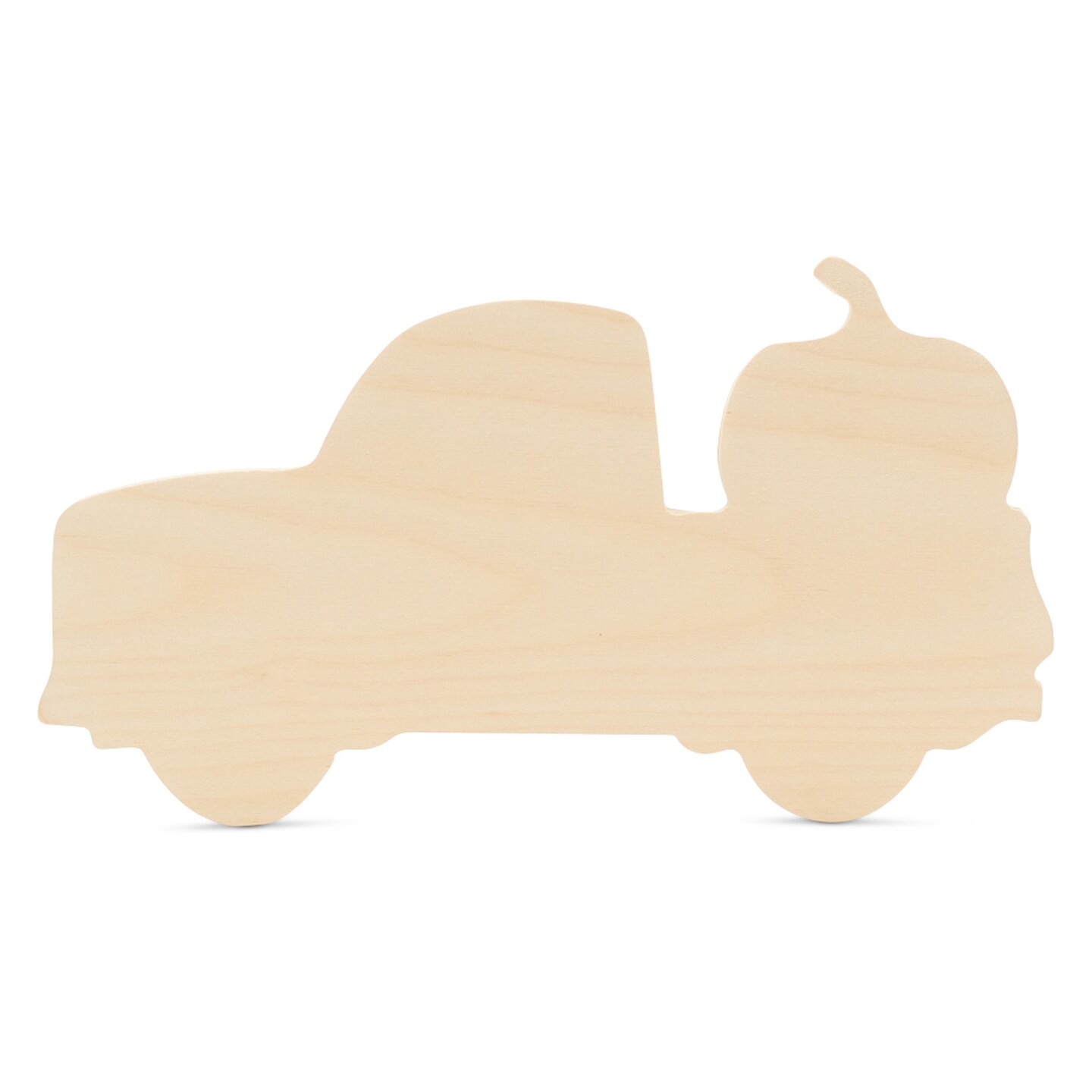 Pumpkin Truck Wood Cutout 6-1/2&#x22;x12&#x22; Unfinished Thanksgiving Craft | Woodpeckers